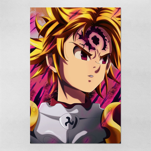 Poster 60x90cm Os Sete Pecados Capitais - Animes 34